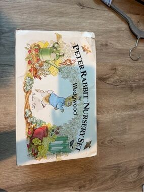 Peter Rabbit Nursery Set by Wedgwood - White with Pastel Illustration